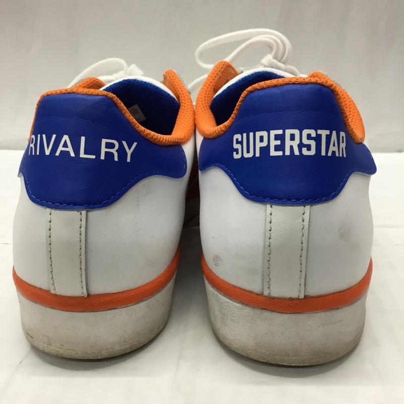 アディダス adidas スニーカー スニーカー FV3034 SUPERSTAR RIVALRY 27.5cm 27.5cm ロゴ、文字 白 / ホワイト / X 青 / ブルー / X 橙 / オレンジ /  メンズ USED 古着 中古 10119893