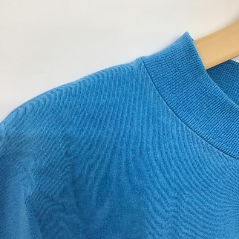 古着 USED Tシャツ 半袖 半袖カットソー プリントTシャツ クルーネックカットソー プリント 青 / ブルー /  メンズ USED 古着 中古 10146646