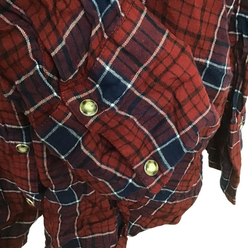 ザラティーアールエフ ZARA TRF シャツ、ブラウス 長袖 長袖シャツ チェックシャツ カラーシャツ カジュアルシャツ L チェック マルチカラー / マルチカラー /  レディース USED 古着 中古 10105854