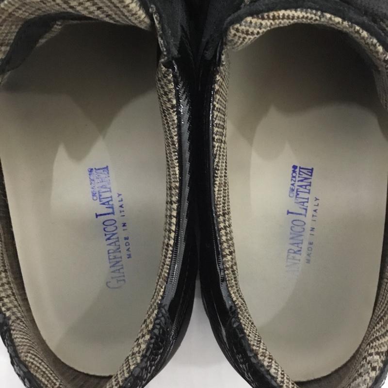 古着 USED スニーカー スニーカー GIANFRANCO LATTANZI 43 無地 黒 / ブラック /  メンズ USED 古着 中古 10123792