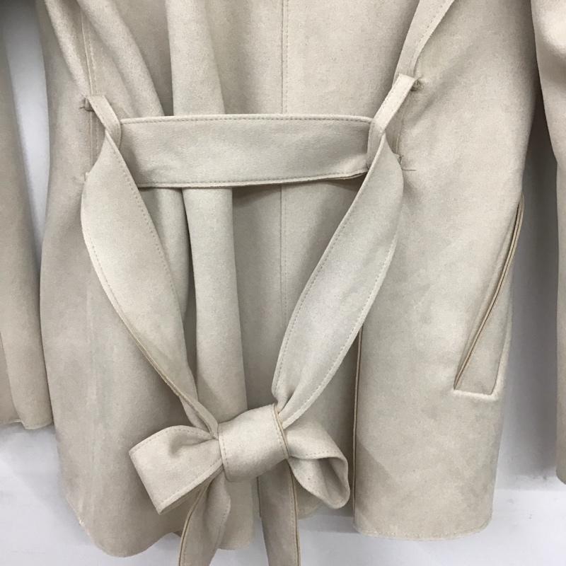 ザラ ZARA コート コート一般 4968/021/710 L 無地 ベージュ / ベージュ /  レディース USED 古着 中古 10132787