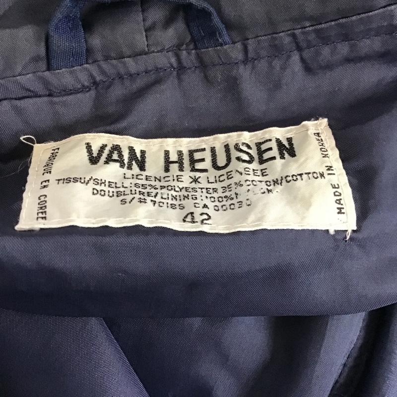 ウ゛ァンヒューゼン VANHEUSEN ジャケット、上着 ジャンパー、ブルゾン 42 無地 紺 / ネイビー /  メンズ USED 古着 中古 10106013