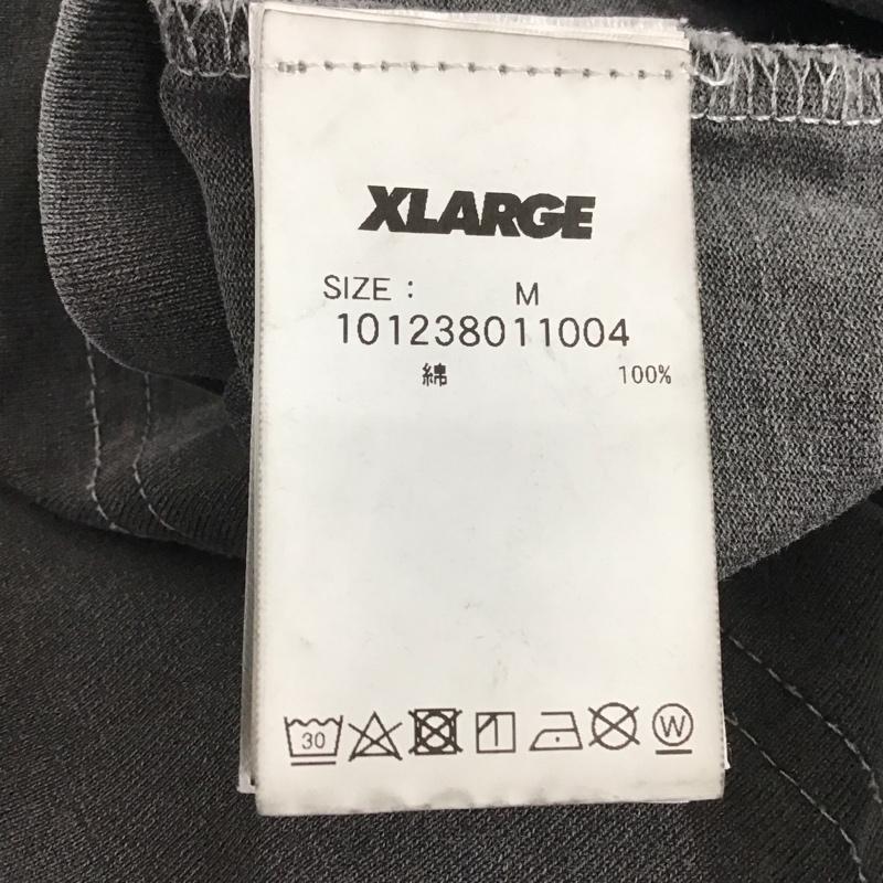 エクストララージ XLARGE Tシャツ 半袖 半袖カットソー プリントTシャツ クルーネックカットソー M ロゴ、文字 灰 / グレー /  メンズ USED 古着 中古 10132303