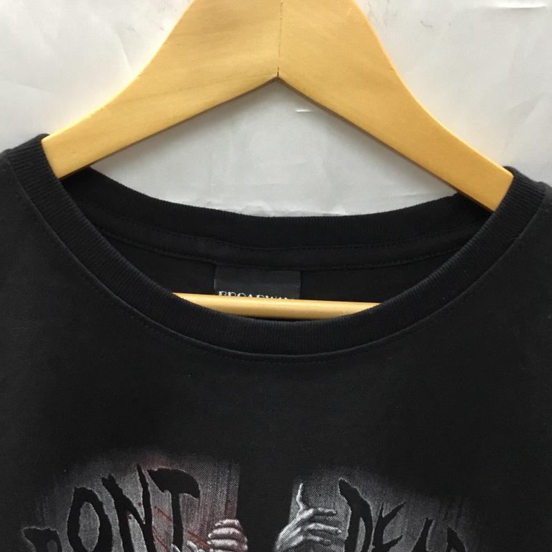 古着 USED Tシャツ 半袖 L プリント 黒 / ブラック /  メンズ USED 古着 中古 10108340