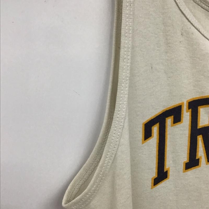 チャンピオン Champion タンクトップ タンクトップ タンクトップ ノースリーブカットソー クルーネック 80s ヴィンテージ 古着 L ロゴ、文字 白 / ホワイト /  メンズ USED 古着 中古 10136239