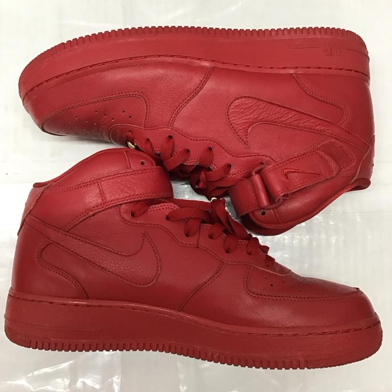 ナイキ NIKE スニーカー スニーカー 808788-981 AIR FORCE 1 28cm 28.0cm ロゴ、文字 赤 / レッド /  メンズ USED 古着 中古 10112174