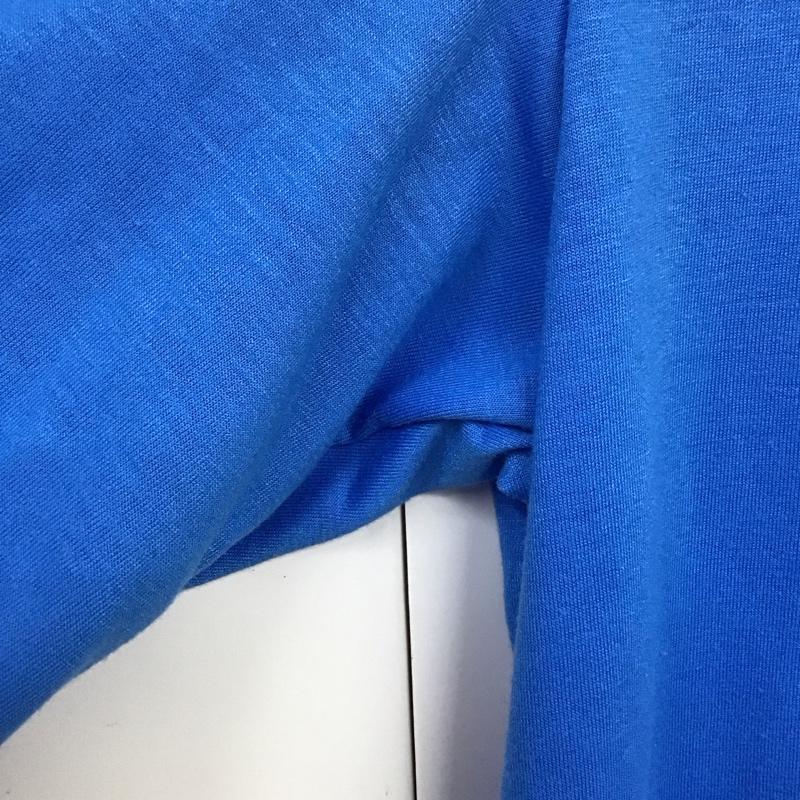 パタゴニア patagonia カットソー 長袖 長袖カットソー 無地カットソー クルーネック XS ロゴ、文字 青 / ブルー /  メンズ USED 古着 中古 10131115