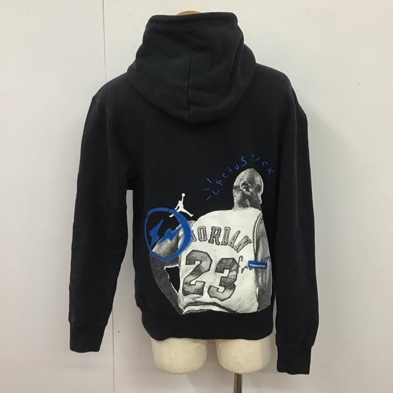 エアジョーダン AIR JORDAN パーカー 長袖 dj0615-010 長袖パーカー プリントスウェット スポーツウェア フラグメントデザイン S ロゴ、文字 黒 / ブラック /  メンズ USED 古着 中古 10125029