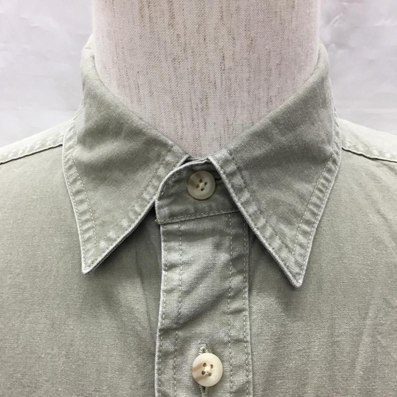 エルエルビーン L.L.Bean シャツ、ブラウス 半袖 半袖シャツ カラーシャツ 半袖カットソー S 無地 カーキ / カーキ /  メンズ USED 古着 中古 10122854