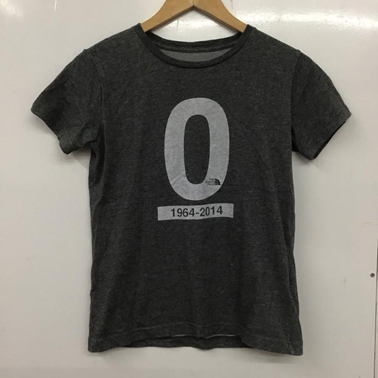 ザノースフェイス THE NORTH FACE Tシャツ 半袖 NT31450I 石井スポーツグループ50th Anniversary コラボレーションTシャツ M プリント X ロゴ、文字 灰 / グレー /  レディース USED 古着 中古 10139345