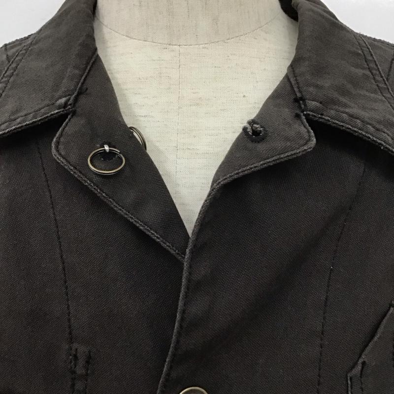 ステュディオ・ダ・ルチザン STUDIO D ARTISAN ジャケット、上着 ジャケット、ブレザー デニムジャケット カジュアルジャケット アウター カラージャケット M 無地 黒 / ブラック /  メンズ USED 古着 中古 10107101