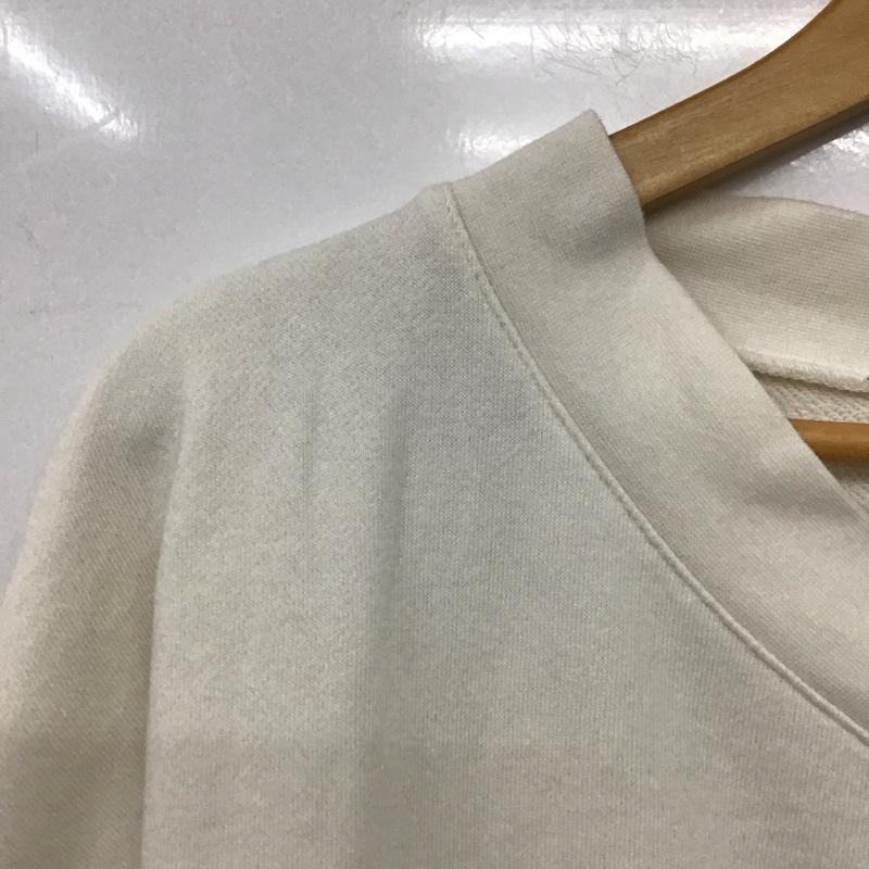 リー Lee トレーナー 長袖 M ロゴ、文字 X プリント 白 / ホワイト /  レディース USED 古着 中古 10141223