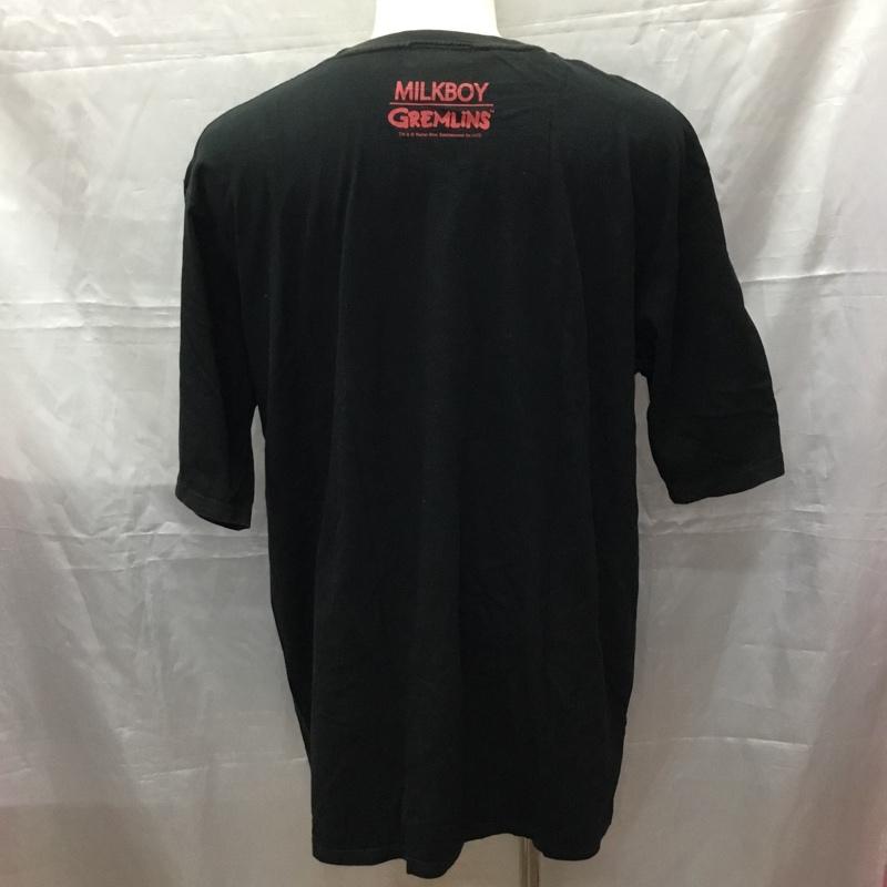 ミルクボーイ MILKBOY Tシャツ 半袖 20153207 コラボ キャラクター プリント GREMLINS プリント 黒 / ブラック /  メンズ USED 古着 中古 10111908