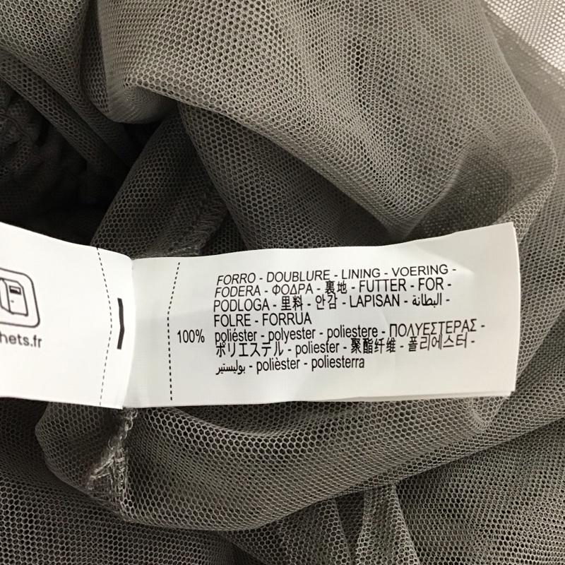 ザラ ZARA キャミソール キャミソール チュール ビスチェ S 無地 灰 / グレー /  レディース USED 古着 中古 10136904