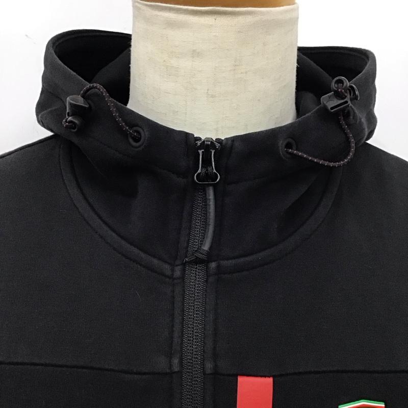 プーマ PUMA パーカー 長袖 762243-02 スウェットフーディー ジップアップパーカー L ロゴ、文字 黒 / ブラック /  メンズ USED 古着 中古 10122788