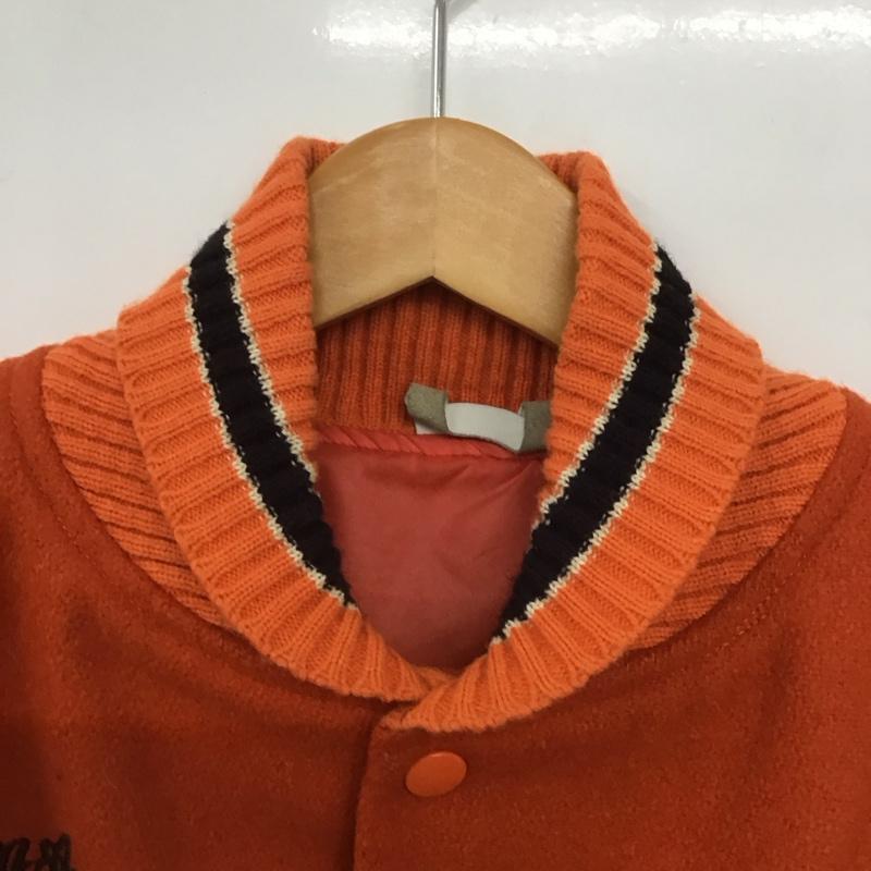 アベイシングエイプ A BATHING APE ジャケット、上着 ジャンパー、ブルゾン スタジャン アウター 古着 前ボタン postoveralls 96-97s L ロゴ、文字 橙 / オレンジ /  メンズ USED 古着 中古 10148160