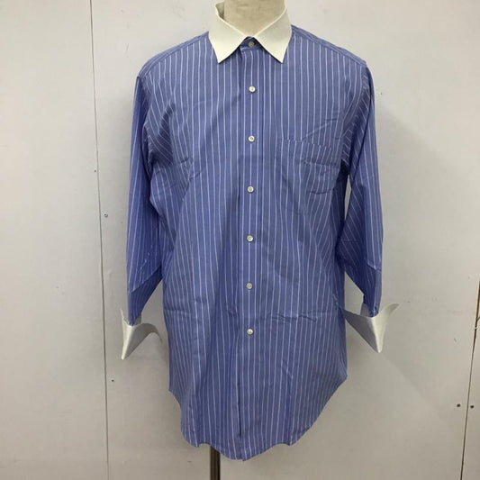 ブルックスブラザーズ BROOKS BROTHERS シャツ、ブラウス 長袖 長袖シャツ カラーシャツ ポケットシャツ 長袖カットソー ストライプシャツ ストライプ 水色 / ライトブルー /  メンズ USED 古着 中古 10113016