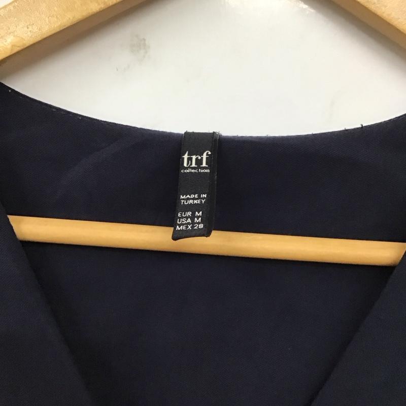 ザラ ZARA ワンピース ロングスカート M 無地 紺 / ネイビー /  レディース USED 古着 中古 10128874