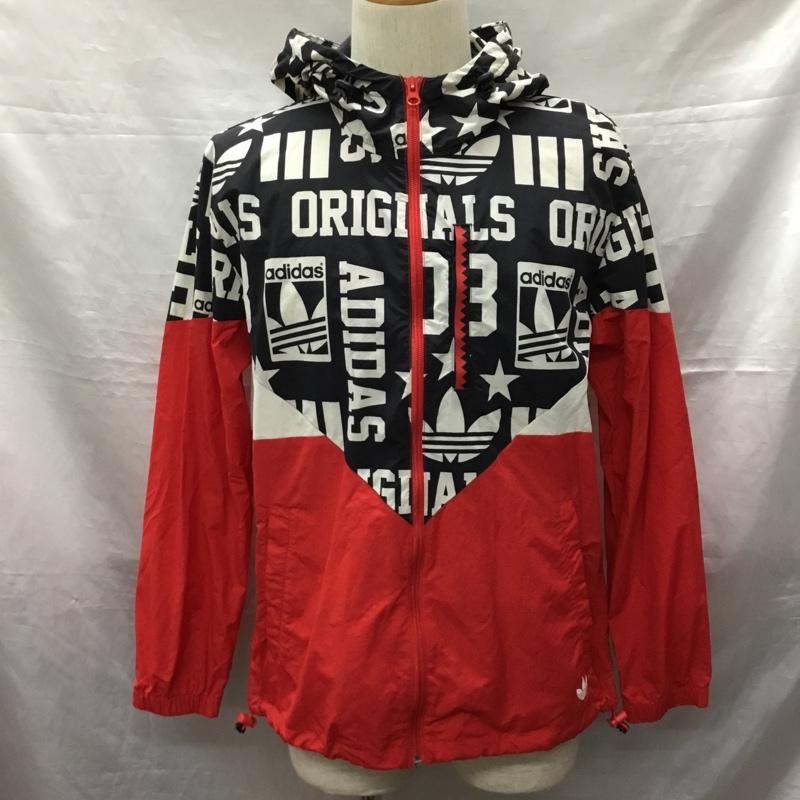アディダスオリジナルス adidas originals ジャケット、上着 ジャンパー、ブルゾン ac0481 ColoradoWindbreakerJKT ジップアップパーカー ナイロンパーカー L ロゴ、文字 マルチカラー / マルチカラー /  メンズ USED 古着 中古 10121985
