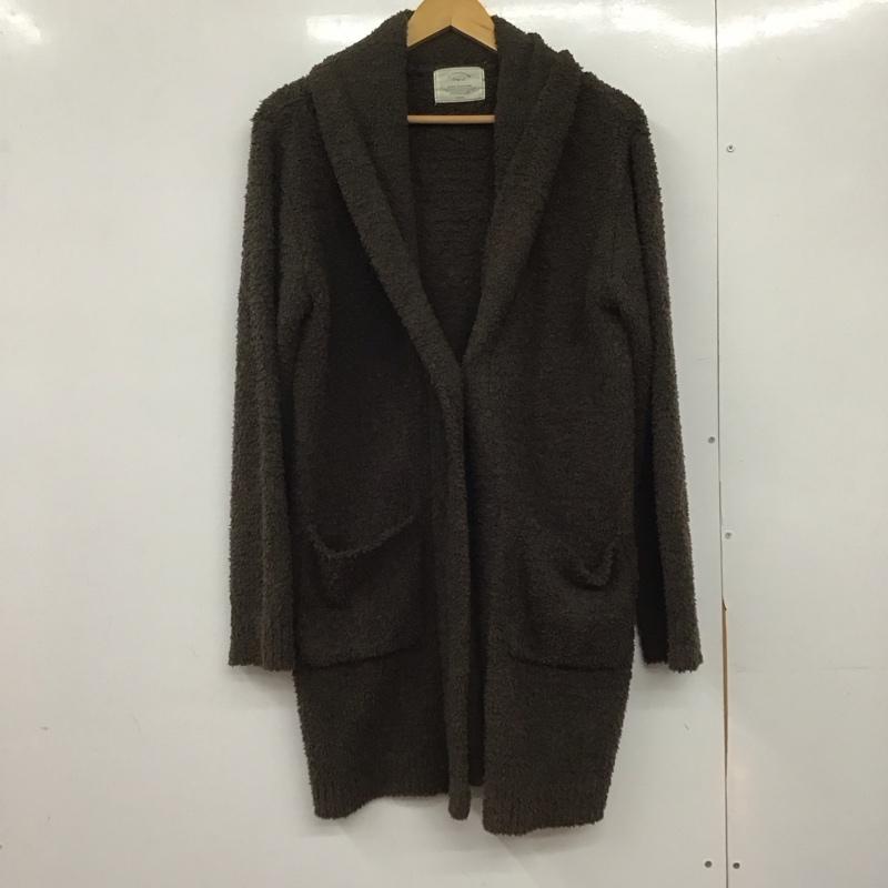 アングリッド Ungrid カーディガン 長袖 ロングカーディガン 前開き 長袖カーディガン ルームウェア FREE 無地 茶 / ブラウン /  レディース USED 古着 中古 10145426