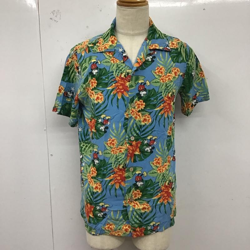 ディズニー Disney シャツ、ブラウス 半袖 半袖シャツ カラーシャツ 半袖カットソー アロハシャツ M プリント マルチカラー / マルチカラー /  メンズ USED 古着 中古 10123988
