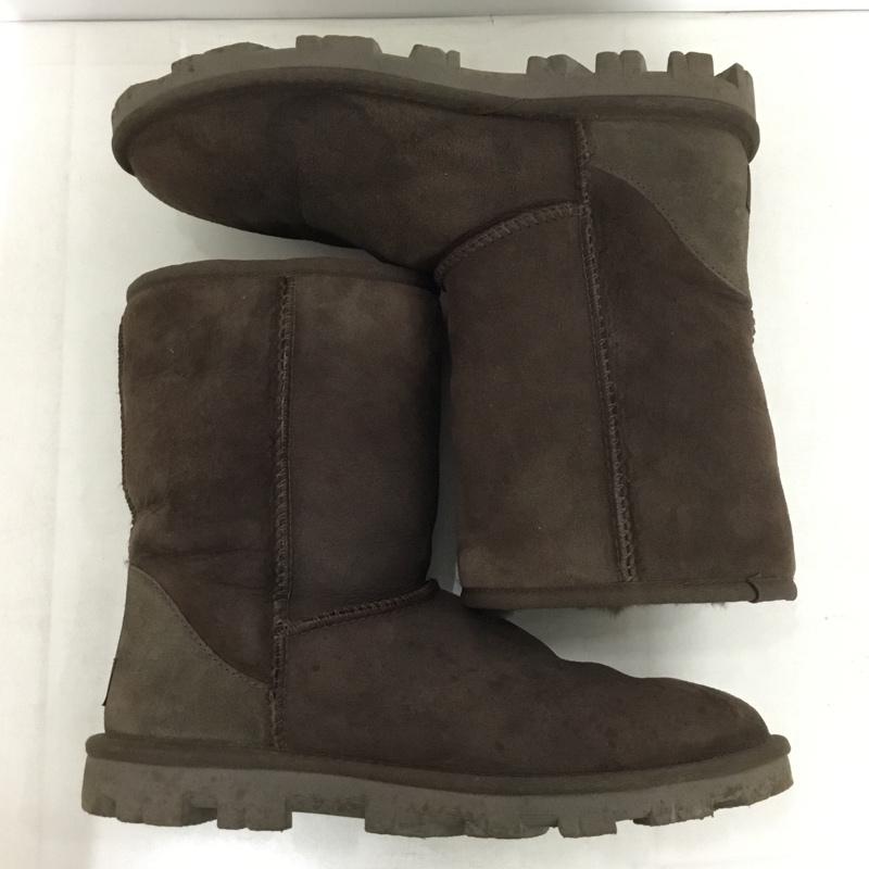 アグ UGG ブーツ 一般 5835 ムートンブーツ 26cm 26.0cm ロゴ、文字 茶 / ブラウン /  メンズ USED 古着 中古 10142177