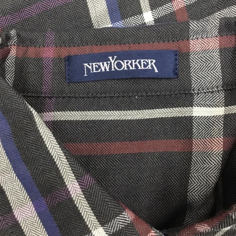ニューヨーカー NEWYORKER ワンピース ロングスカート 長袖シャツワンピース カラーシャツワンピース ロングワンピース チェック マルチカラー / マルチカラー /  レディース USED 古着 中古 10113550