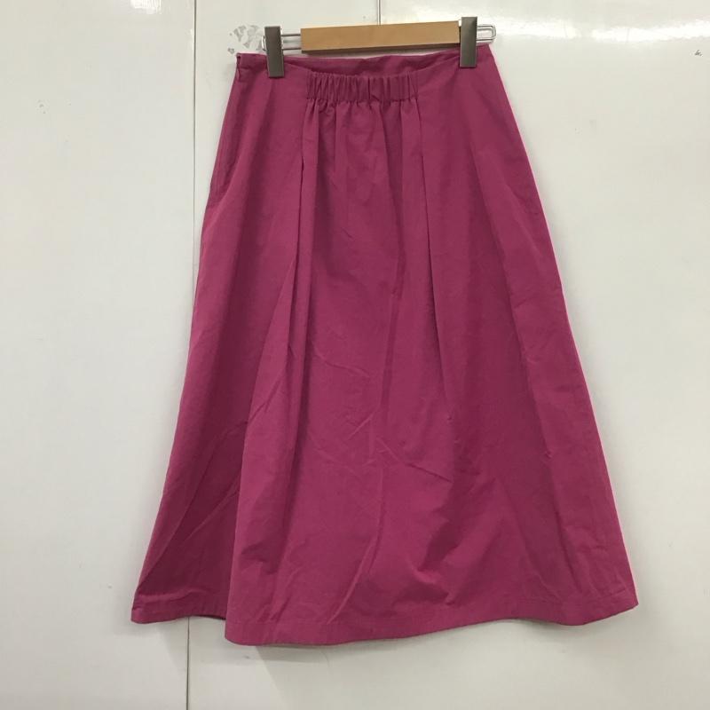 スピック＆スパン Spick & Span スカート ロングスカート 22-060-200-3020-4-0 タックスカート 38 無地 紫 / パープル /  レディース USED 古着 中古 10129149