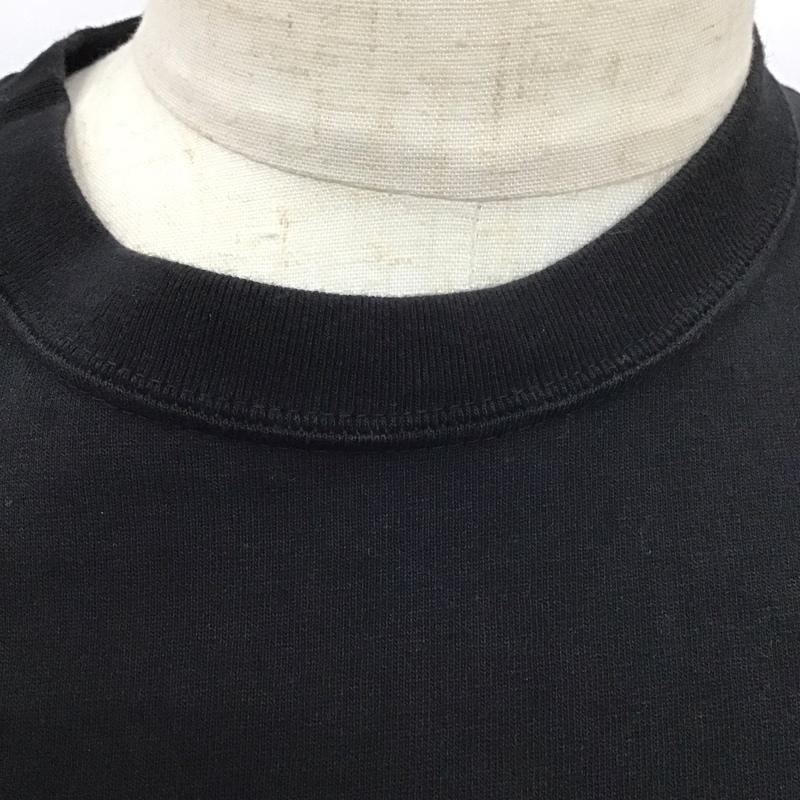 ラッツ RATS Tシャツ 半袖 半袖カットソー プリントTシャツ クルーネックカットソー L ロゴ、文字 黒 / ブラック /  メンズ USED 古着 中古 10113151