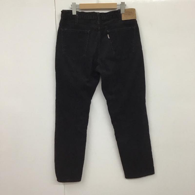 スタンダード カリフォルニア STANDARD CALIFORNIA パンツ デニム、ジーンズ コーデュロイパンツ ワイドパンツ カジュアルパンツ 32インチ 無地 紺 / ネイビー /  メンズ USED 古着 中古 10130671