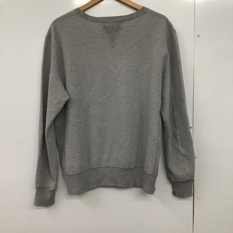 レミ レリーフ REMI RELIEF トレーナー 長袖 長袖トレーナー スウェット クルーネック プルオーバー M 無地 灰 / グレー /  メンズ USED 古着 中古 10146622