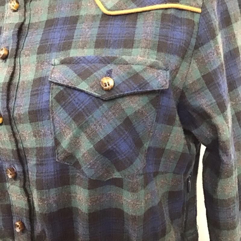 レイビームス Ray BEAMS ワンピース ひざ丈スカート 6326-1415-2747 七分袖 チェック マルチカラー / マルチカラー /  レディース USED 古着 中古 10115345