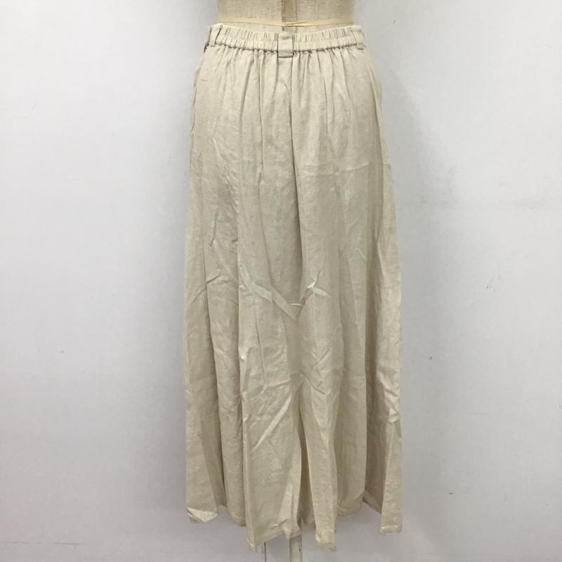 ローリーズファーム LOWRYS FARM スカート ロングスカート ロングスカート フレアスカート カジュアルスカート FREE 無地 ベージュ / ベージュ /  レディース USED 古着 中古 10117921