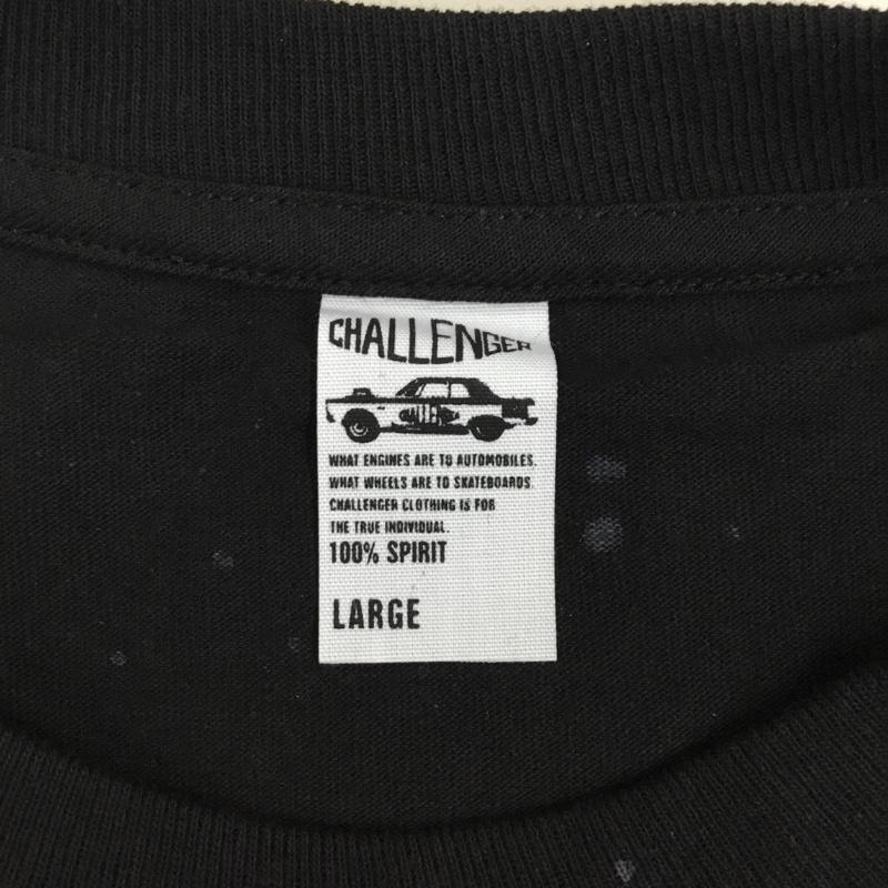 チャレンジャー CHALLENGER Tシャツ 半袖 CLG-TS 020-031 BANDANA FROG TEE YUKINARI UCHIYAMA 内山幸也 L プリント 黒 / ブラック /  メンズ USED 古着 中古 10109680