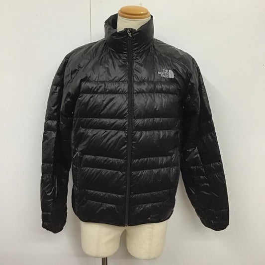 ザノースフェイス THE NORTH FACE ジャケット、上着 ジャケット、ブレザー nd18954 LightHeatJacket ダウンジャケット ジップアップジャケット アウター L ロゴ、文字 黒 / ブラック /  メンズ USED 古着 中古 10124205