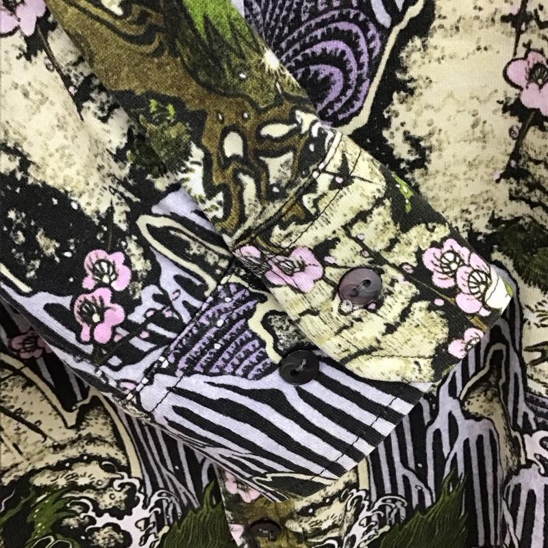 オゾン ロックス OZONE ROCKS シャツ、ブラウス 長袖 長袖シャツ カジュアルシャツ カラーシャツ 総柄シャツ L 総柄 マルチカラー / マルチカラー /  メンズ USED 古着 中古 10111632