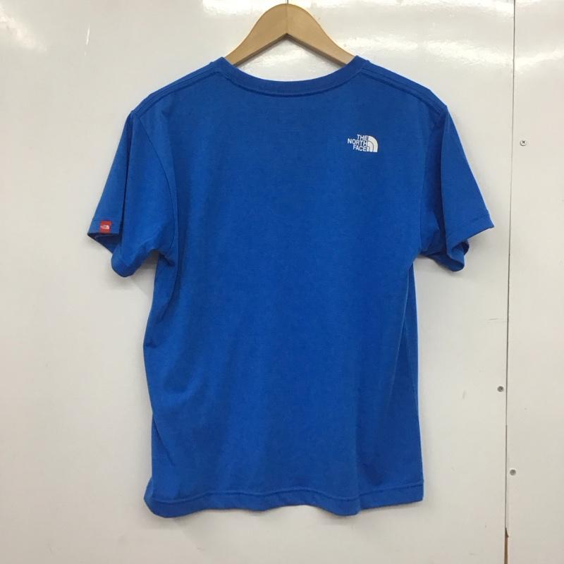 ザノースフェイス THE NORTH FACE Tシャツ 半袖 nt31621 ColorfulLogoTee 半袖カットソー プリントTシャツ S ロゴ、文字 青 / ブルー /  メンズ USED 古着 中古 10148951