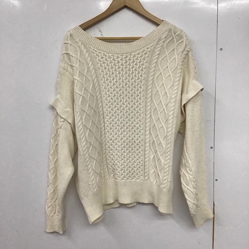 スタディオクリップ studio CLIP カーディガン 長袖 SC211405-1 3WAY 前後着 ベスト マルチウェイ M  アイボリー / アイボリー /  レディース USED 古着 中古 10146405