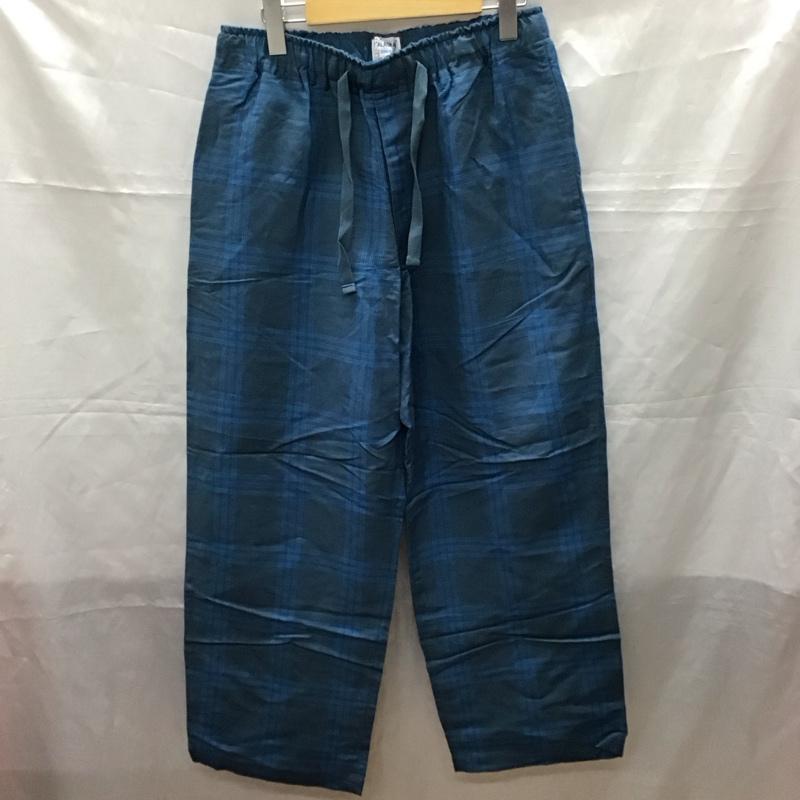 レリュームジャーナルスタンダード relume Journal Standard パンツ デニム、ジーンズ チェックパンツ カジュアルパンツ ワイドパンツ スラックスパンツ L チェック マルチカラー / マルチカラー /  メンズ USED 古着 中古 10114364