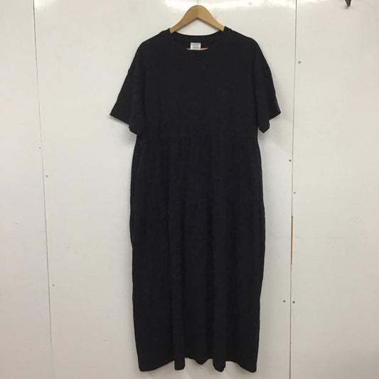 チャンピオン Champion ワンピース ロングスカート CWSZ329 M 無地 黒 / ブラック /  レディース USED 古着 中古 10133990