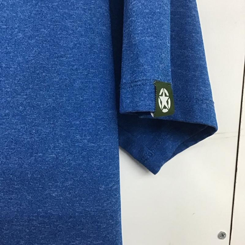 ジープ Jeep Tシャツ 半袖 半袖カットソー プリントTシャツ クルーネックカットソー 0 ロゴ、文字 青 / ブルー /  メンズ USED 古着 中古 10148325