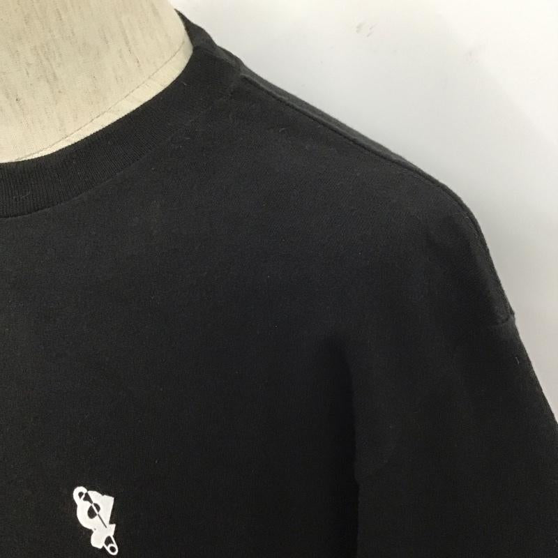 レッドキャップ RED KAP Tシャツ 半袖 半袖カットソー プリントTシャツ クルーネックカットソー L プリント 黒 / ブラック /  メンズ USED 古着 中古 10107779