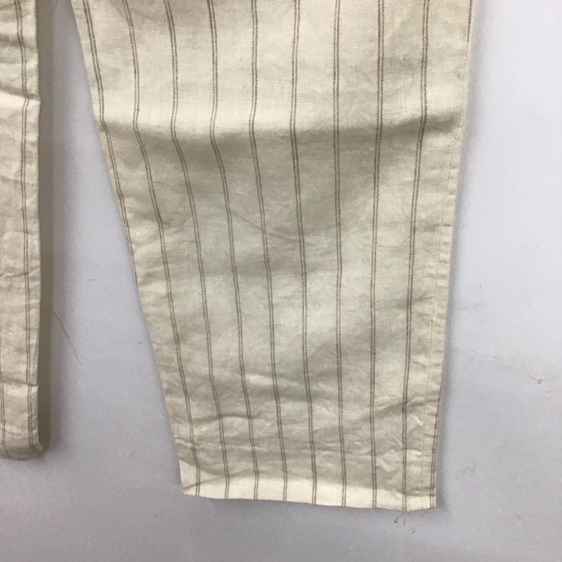 古着 USED パンツ スラックス スラックス ワイドパンツ カジュアルパンツ ストレートパンツ ストライプパンツ 80s ストライプ ベージュ / ベージュ /  メンズ USED 古着 中古 10106566