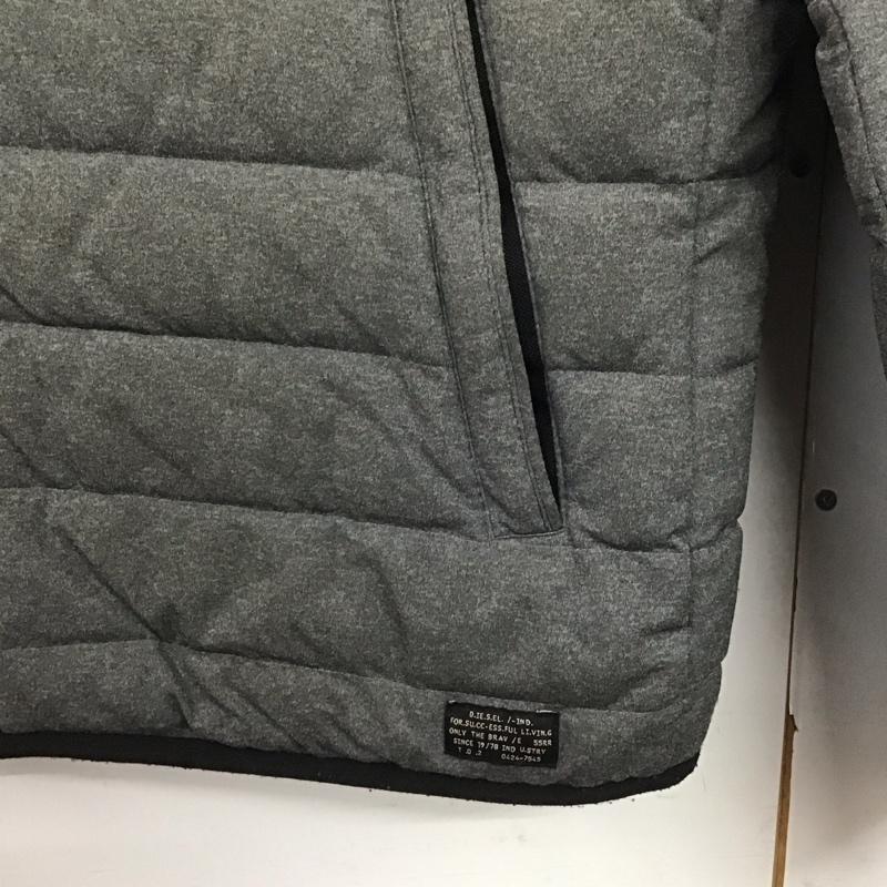 ディーゼル DIESEL ジャケット、上着 ダウンジャケット M 無地 灰 / グレー /  メンズ USED 古着 中古 10142158