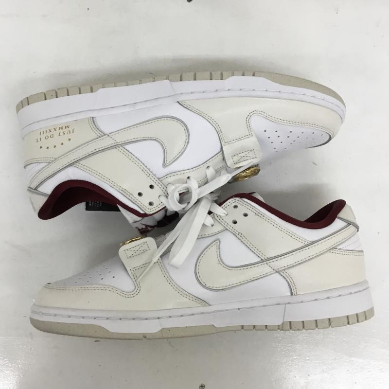 ナイキ NIKE スニーカー スニーカー W NIKE DUNK LOW SE DV1160-100 27.5cm 白 / ホワイト / X 赤 / レッド /  メンズ USED 古着 中古 10120874