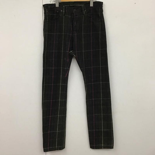 ポロバイラルフローレン Polo by RALPH LAUREN パンツ デニム、ジーンズ デニムパンツ スリムパンツ カジュアルパンツ 30インチ チェック マルチカラー / マルチカラー /  メンズ USED 古着 中古 10130062