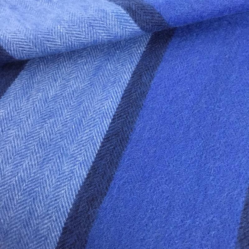 コーチ COACH マフラー マフラー F76059 カシミヤ混 タグ付き ロゴ、文字 青 / ブルー /  メンズ USED 古着 中古 10130780