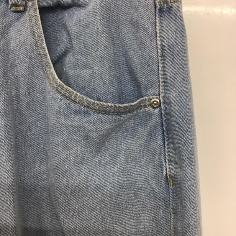 ビームス BEAMS パンツ デニム、ジーンズ デニムパンツ ワイドパンツ カジュアルパンツ S 無地 インディゴ / インディゴ /  メンズ USED 古着 中古 10132097