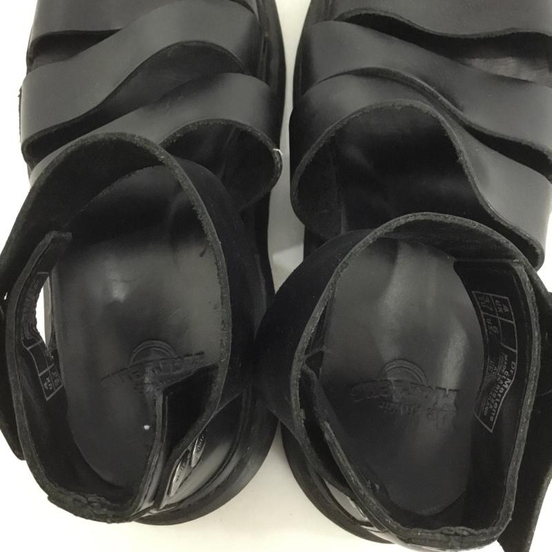 ドクターマーチン Dr.Martens サンダル サンダル AW006 ストラップ レザー UK4 US：6 無地 黒 / ブラック /  レディース USED 古着 中古 10125172