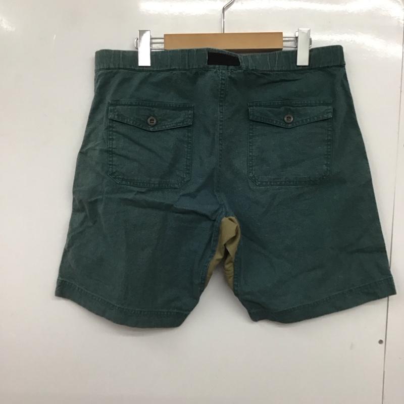 マナスタッシュ MANASTASH パンツ ショートパンツ ショートパンツ ハーフパンツ カジュアルパンツ L 無地 緑 / グリーン /  メンズ USED 古着 中古 10147338